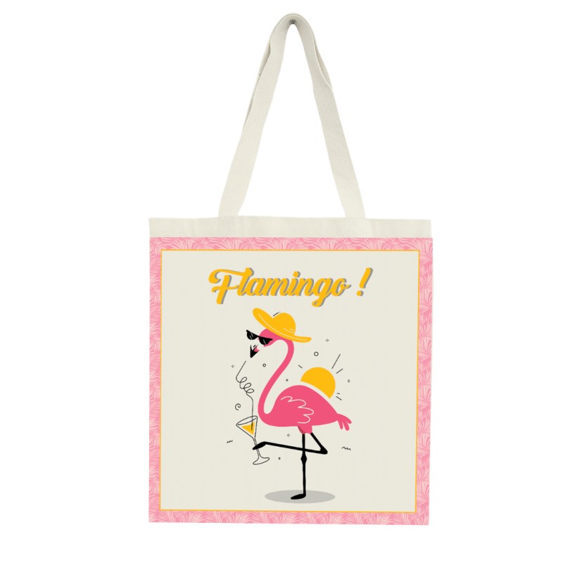 Tote Bag "Flamingo Love"