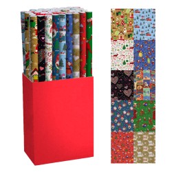 Lot de 5 rouleaux de papier cadeaux